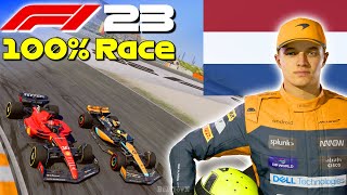 F1 23 - Let's Make Norris World Champion #16: 100% Race Netherlands