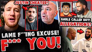 Justin Gaethje FIRES BACK at Ilia Topuria ACCUSATIONS! Gable Steveson CALLED OUT for ALLEGATIONS!