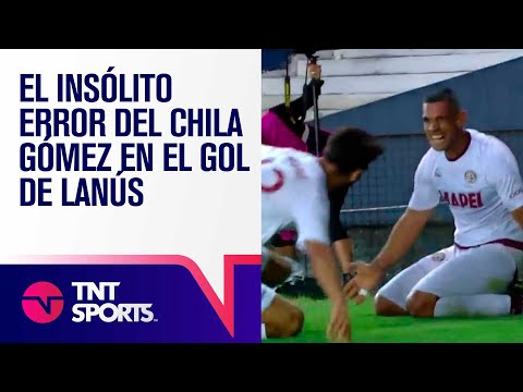 EL INSÓLITO ERROR 😓 DEL CHILA GÓMEZ EN EL GOL DE LANÚS ⚽