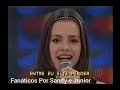 Sandy E Junior Imortal Domingão Do Faustão 2000