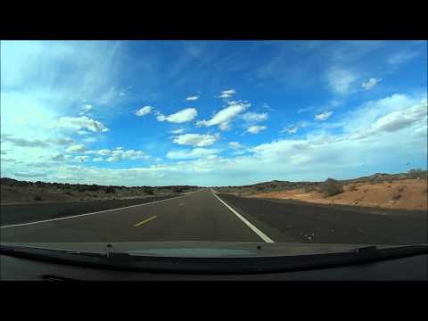 AZ 77-Taylor/Snowflake to Holbrook, AZ timelapse drive