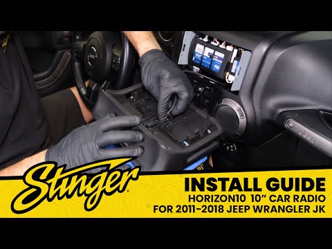Install: HORIZON10 Jeep Wrangler JK (2011-2018) 10" Radio Fully Integrated Kit