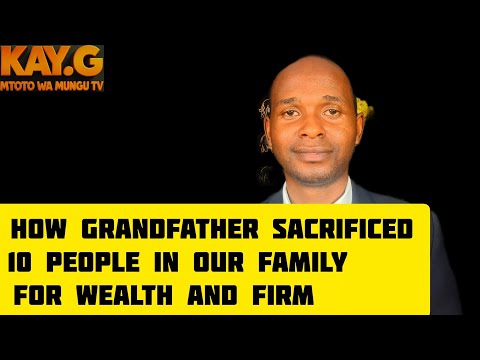 I saw my Grandmother who was the biggest sorcerer drinking my mother's blood after sacrificing her