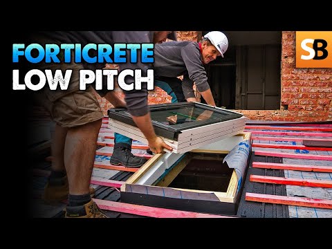 Forticrete Low Pitch Roof Window System