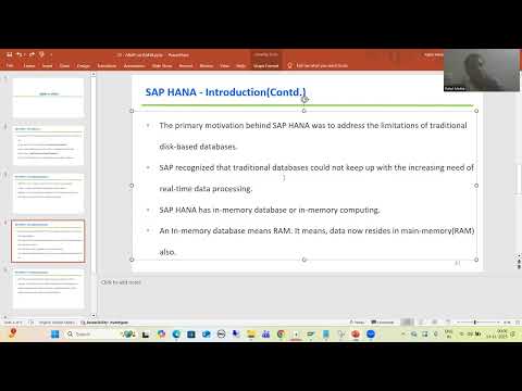 1 - ABAP on HANA - Einführung in SAP HANA
