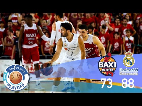 BAXI Manresa - Real Madrid (73-88) RESUMEN // Cuartos - Playoff Liga Endesa