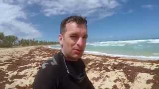 preview picture of video 'Punta Cana Kitesurfing'