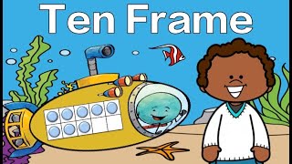 Ten Frame Subitizing: Under the Sea Math Brain Break