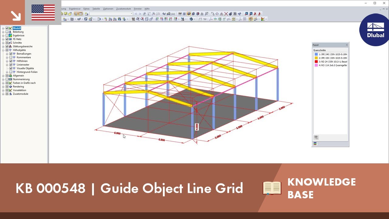 KB 000548 | Guide Object Line Grid