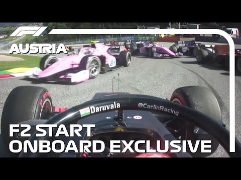 F2 EXCLUSIVE: Ride Onboard The First Start Of The Season | 2020 Austrian Grand Prix