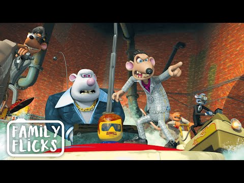 Chased By Toad's Henchmen | Flushed Away (2006) | Family Flicks