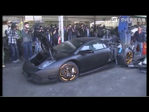 Crushing a Lamborghini