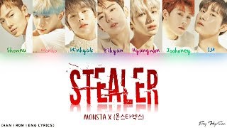 MONSTA X (몬스타엑스) - Stealer (Color Coded Han|Rom|Eng Lyrics) 가사