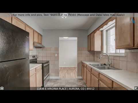 Priced at $330,000 - 11936 E Virginia Place, Aurora, CO 80012