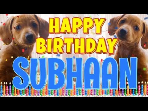 Happy Birthday Subhaan! ( Funny Talking Dogs ) What Is Free On My Birthday