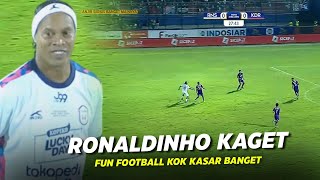 Fun Football Tarkam Lihatlah Reaksi Ronaldinho Melihat Rans Persik Bermain Kasar Di Laga Trofeo Mp4 3GP & Mp3