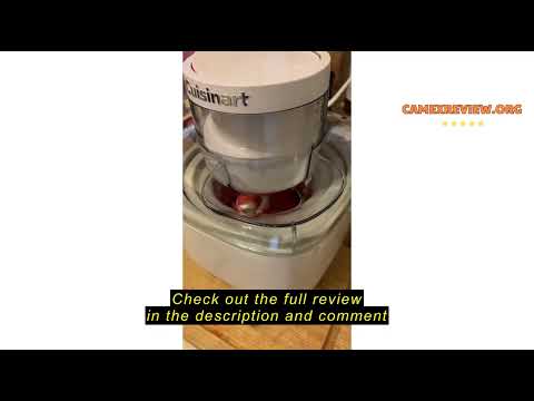 Review Cuisinart 1-pt Wonder Ice Cream Maker