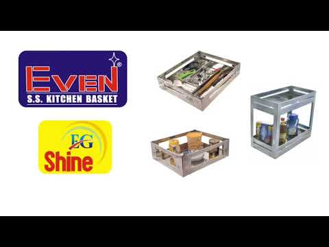 Eg-shine stainless steel grain trolley basket