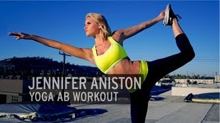 Jennifer Aniston Yoga Ab Workout