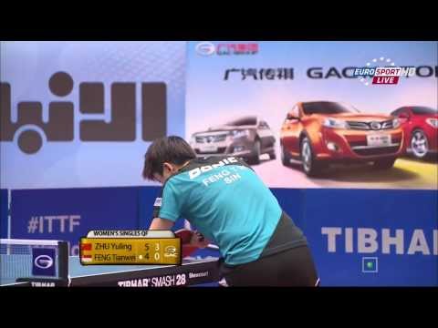 2014 Kuwait Open (ws-qf) ZHU Yuling - FENG Tianwei [HD] [Full Match]