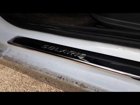 Накладки на пороги Hyundai Solaris с 2017 по наст. время