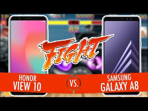 Samsung Galaxy A8 VS Honor View 10