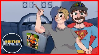 Girlfriend Plays Superman 64 for the first time - British Video Game Nerd
