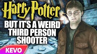 Harry Potter but it's a weird third person shooter