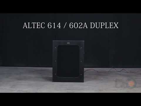 ALTEC 614 602A DUPLEX SPEAKER EARLY MODEL BLACK (SINGLE ALTEC 614 602A DUPLEX SPEAKER EARLY MODEL BLACK (SINGLE