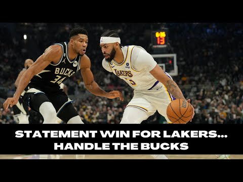 Biggest WIN Of The Season...Lakers Over Bucks, 133-129