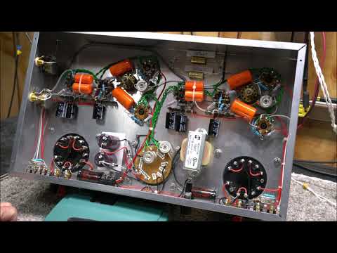Vintage 1959 Mullard EL-34 With UTC LS-57 Output Transformers In Stereo Williamson Amplifier