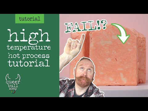 High Temperature Hot Process Soap Tutorial - is this a fail?