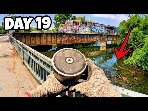 Magnet Fishing 30 Days I Found What NO ONE Was Supposed to See!