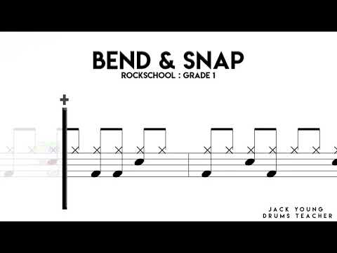 How to play Bend & Snap on Drums 🥁