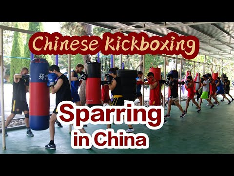 Chinese kickboxing +Kung fu Training at  China Kunyu Mountain 