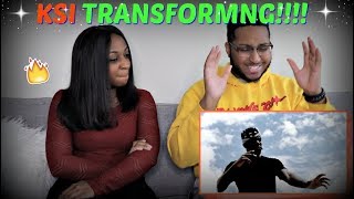 KSI - &quot;TRANSFORMING&quot; (Official Music Video) REACTION!!!!