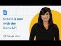 Automate Document Creation With The Google Docs API