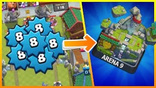 ROAD TO LEGENDARY ARENA 9 - No Legendary Cards  | Clash Royale | How to get to Arena 9? (F2P) Part 3