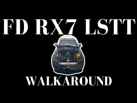 Walk-around of a Twin Turbo LS SWAPPED Mazda FD RX7...That I Just Bought