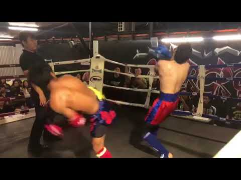 Kee kee Muaythai Underground KL win by KO only 22second