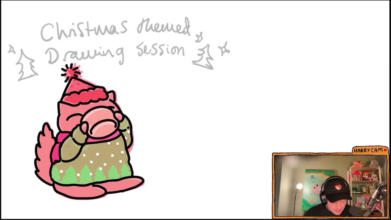 Festive Drawing with Bean 🎄✨