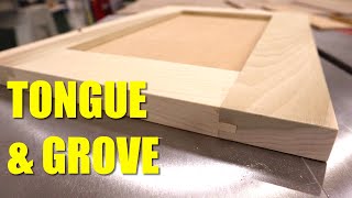 Shaker Door Made Using A Tongue & Grove Bit Set