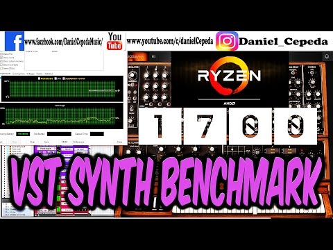AMD Ryzen 1700 Pro Tools VST Synth Benchmark