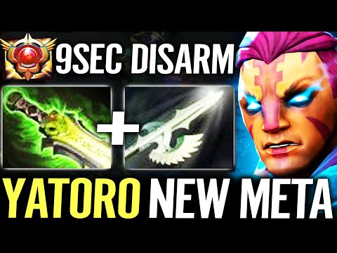 🔥 YATORO Anti Mage 9SEC Disarm NEW META — Heavens Halberd + EB GrandMaster Build Dota 2 Pro