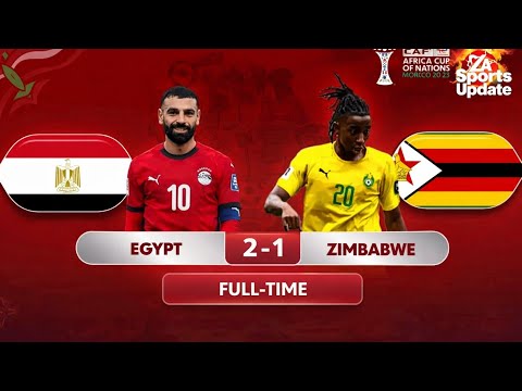 Zimbabwe Vs Egypt | Full Highlights in 5 | #totalenergiesafcon2025 #football #afcon #soccer 