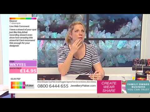 How to Make Beaded Jewellery: JewelleryMaker LIVE 2/04/2015
