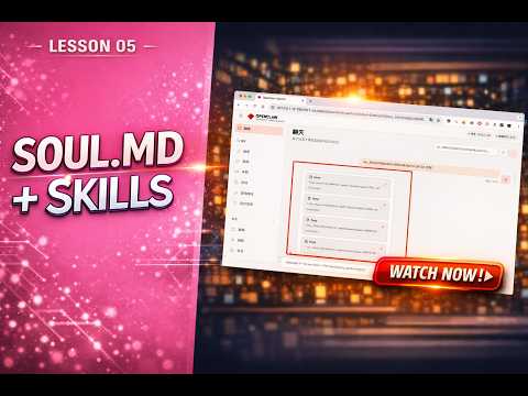 Give Your OpenClaw a Personality with SOUL.md and Skills