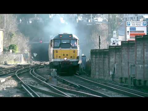 (HD) Trains at Southampton Central railway station - 27/1/14