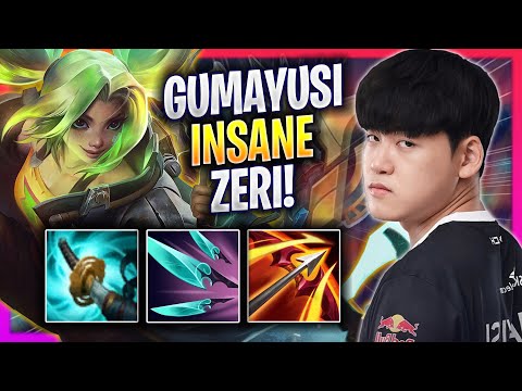 GUMAYUSI IS INSANE WITH ZERI! - T1 Gumayusi Plays Zeri ADC vs Ezreal! | Season 2023