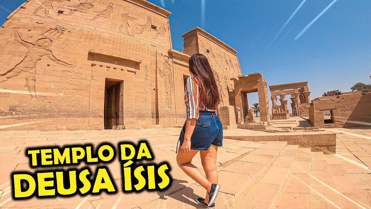 TOUR NO TEMPLO DE ÍSIS, A MAIOR DEUSA DO EGITO | Brasileira no Egito